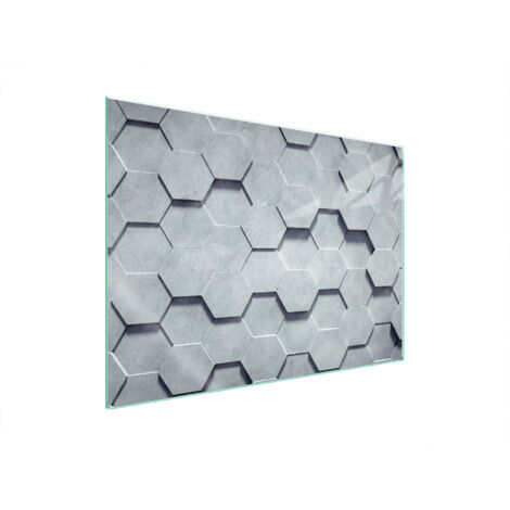 PLAQUE DE PROTECTION EN VERRE POUR POÊLE MOTIF 70x52 (1/5)