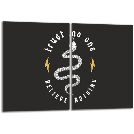 Plaque de protection en verre pour poêle 2x40x52 Noir (1/5)