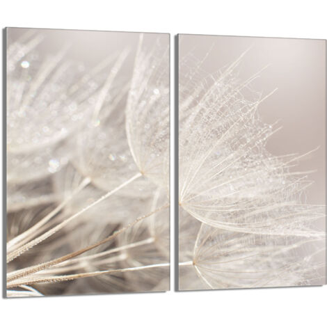 Plaque de protection en verre pour poêle 2x30x52 Fleur (1/5)