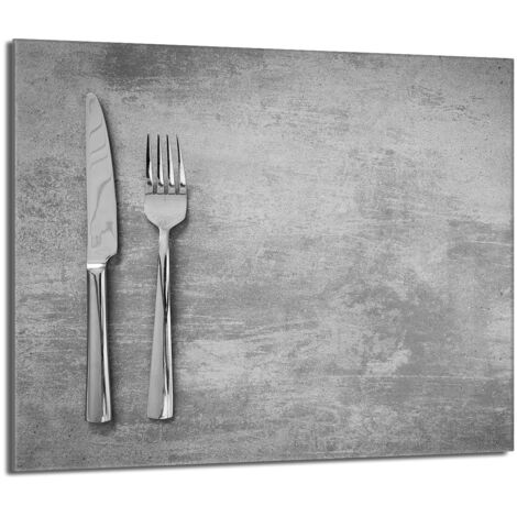 Plaque de protection en verre pour la cuisinière 60x52 Couverts (1/5)