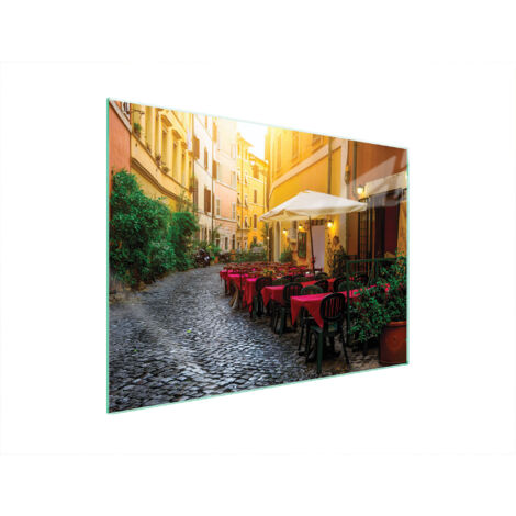 PLAQUE DE PROTECTION EN VERRE POUR POÊLE 70x52 STREET (1/5)