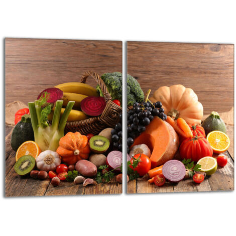 Plaque de protection en verre pour la cuisinière 2x40x52 Food (1/5)
