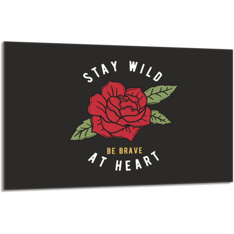Plaque de protection en verre pour poêle 80x52 Rose (1/5)