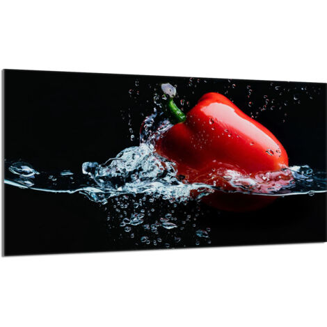Protection de plaque de cuisson en verre 90x52 Paprika (1/5)