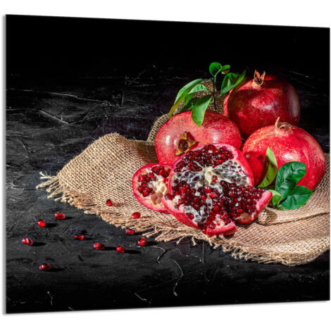 PANNEAU DE VERRE POUR CUISINE 65x60 Bleu Marine (1/5)