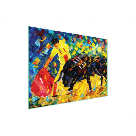 PLAQUE DE PROTECTION EN VERRE POUR POÊLE 70x52 BYK (1/5)