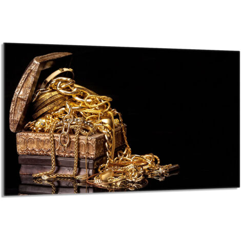 Protection de plaque de cuisson en verre 80x52 Or (1/5)