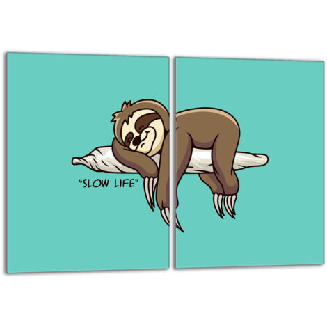 Plaque de protection en verre pour le poêle 2x40x52 Sloth (1/5)