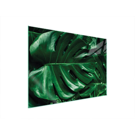PLAQUE DE PROTECTION EN VERRE POUR POÊLE 70x52 MONSTERA (1/5)
