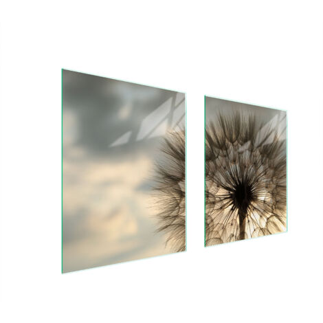 PLAQUE DE PROTECTION EN VERRE POUR POÊLE 85x52 FLEUR (1/5)