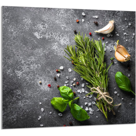 PANNEAU DE VERRE POUR CUISINE 65x60 Épices (1/5)