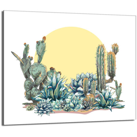 Protection de plaque de cuisson en verre 60x52 Cactus (1/5)