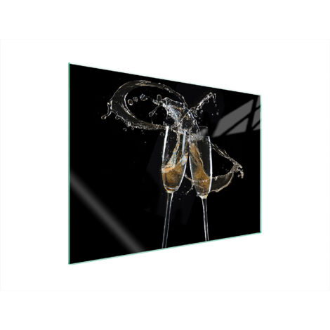 PLAQUE DE PROTECTION EN VERRE POUR POÊLE 70x52 WINE (1/5)