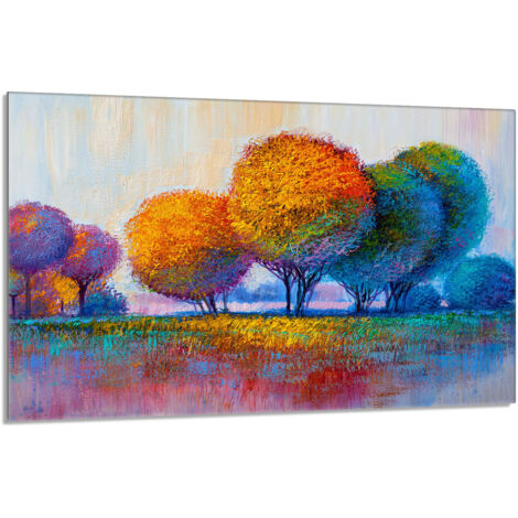 Protection de plaque de cuisson en verre 80x52 Arbres (1/5)