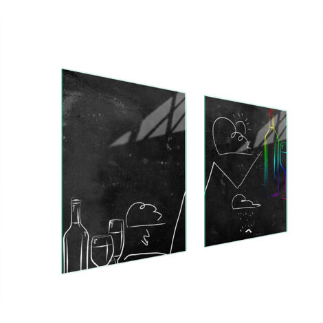 PLAQUE DE PROTECTION EN VERRE POUR POÊLE 85x52 NOIRE (1/5)