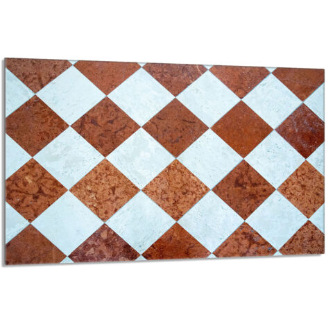 Plaque de protection en verre pour poêle 80x52 Mosaïque (1/5)