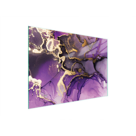 PLANCHE À DÉCOUPER EN VERRE 40x30 VIOLET (1/5)