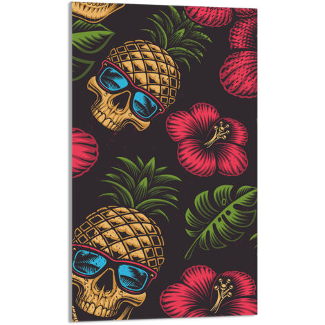PLANCHE À DÉCOUPER EN VERRE 30x52 Ananas (1/5)