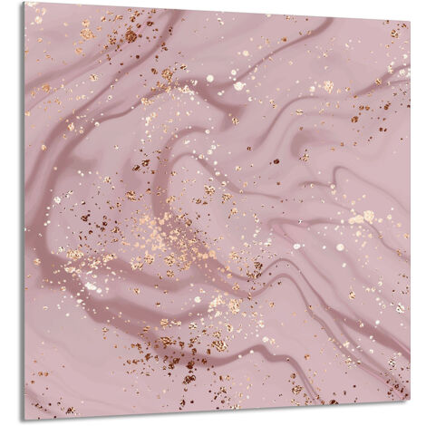 PANNEAU DE VERRE POUR CUISINE 60x65 Marbre (1/5)