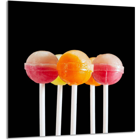 PANNEAU DE VERRE POUR CUISINE 60x65 Lollipops (1/5)