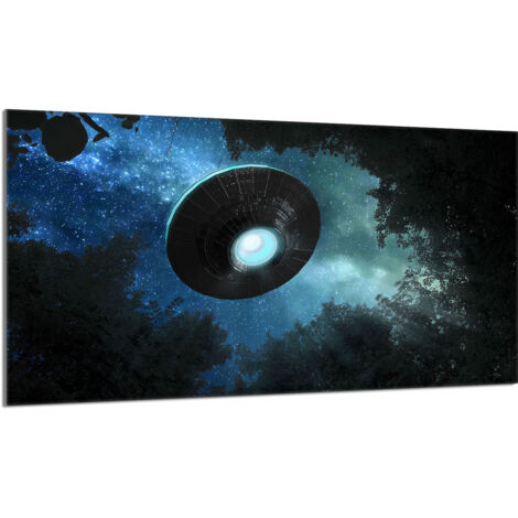 Plaque de protection en verre pour le poêle 90x52 UFO (1/5)