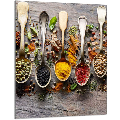 PLANCHE À DÉCOUPER EN VERRE 40x52 Épices (1/5)