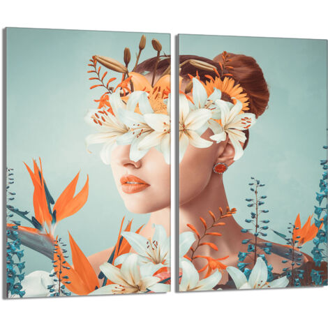 Plaque de protection en verre pour le poêle 2x30x52 Femme (1/5)