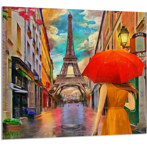 PANNEAU DE VERRE POUR CUISINE 65x60 Paris (1/5)