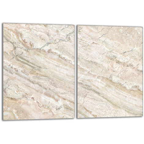 Protection de plaque de cuisson en verre 2x40x52 Marbre (1/5)