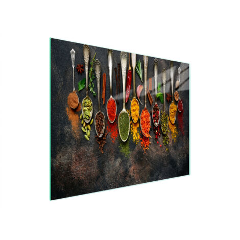 PLANCHE À DÉCOUPER EN VERRE 52x30 ÉPICES (1/5)