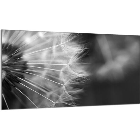 Plaque de protection de poêle en verre 90x52 Fleur (1/5)
