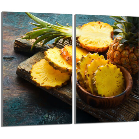 Protection de plaque de cuisson en verre 2x30x52 Ananas (1/5)