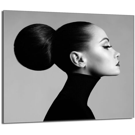 Plaque de protection en verre pour le poêle 60x52 Femme (1/5)