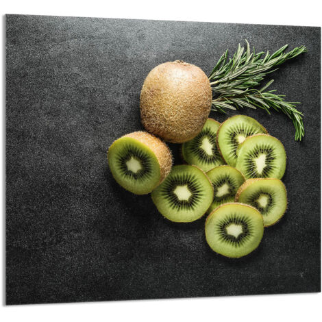 PANNEAU DE VERRE POUR CUISINE 65x60 Kiwi (1/5)