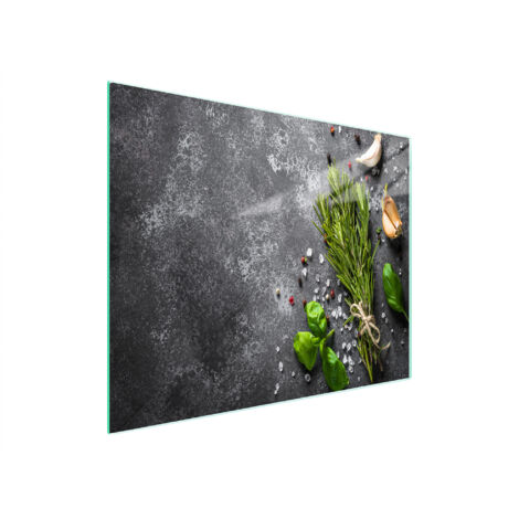 PLANCHE À DÉCOUPER EN VERRE 52x30 ÉPICES (1/5)