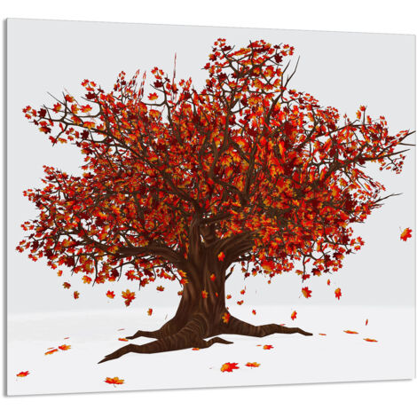PANNEAU DE VERRE POUR CUISINE 65x60 Arbre (1/5)