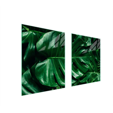 PLAQUE DE PROTECTION EN VERRE POUR POÊLE 85x52 MONSTERA (1/5)