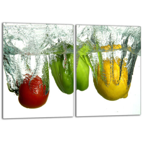 Plaque de protection en verre pour la cuisinière 2x40x52 Paprika (1/5)