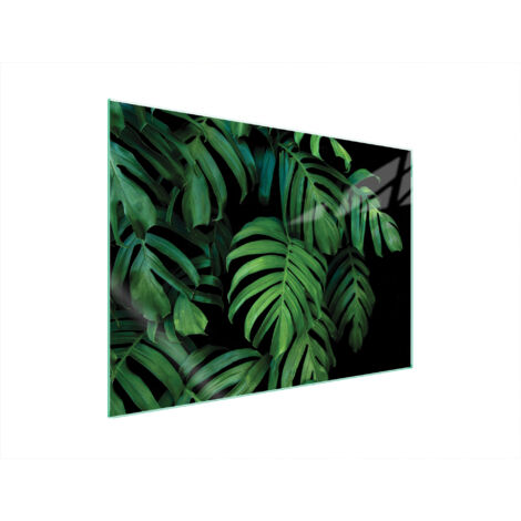 PLAQUE DE PROTECTION EN VERRE POUR POÊLE 70x52 MONSTERA (1/5)