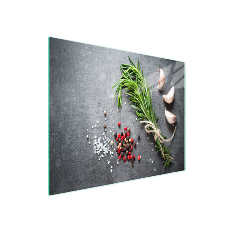 PLANCHE À DÉCOUPER EN VERRE 52x30 ÉPICES (1/5)