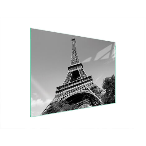 PLAQUE DE PROTECTION EN VERRE POUR POÊLE 70x52 PARIS (1/5)