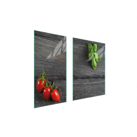 PLAQUE DE PROTECTION EN VERRE 75x52 TOMATES (1/5)
