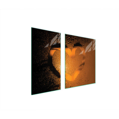 PLAQUE DE PROTECTION EN VERRE POUR POÊLE 90x52 COEUR (1/5)