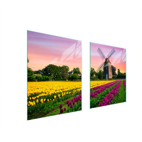 PLAQUE DE PROTECTION EN VERRE POUR POÊLE 85x52 MEADOW (1/5)