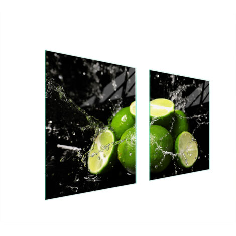 PLAQUE DE PROTECTION EN VERRE POUR POÊLE 85x52 LIME (1/5)