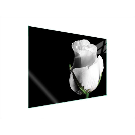 PLAQUE DE PROTECTION EN VERRE POUR POÊLE 70x52 ROSE (1/5)