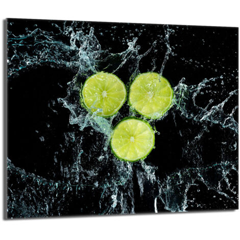 Protection de plaque de cuisson en verre 60x52 Citron (1/5)