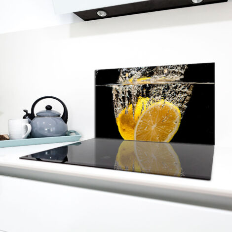 Anti-éclaboussures Cuisine Plaque De Protection Pour Cuisinière 80x52 Cm En Verre Trempé - Anti-Éclaboussures, Décorative - TMK Verre Trempe 80x52cm