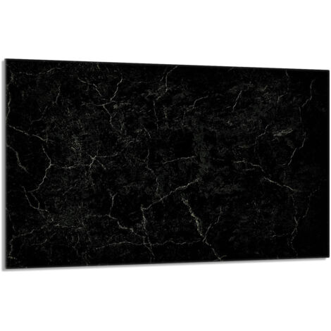 Plaque de protection de poêle en verre 80x52 Marbre (1/5)