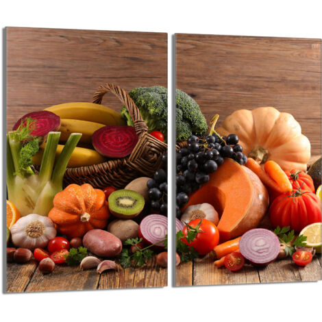 Plaque de protection en verre pour la cuisinière 2x30x52 Food (1/5)